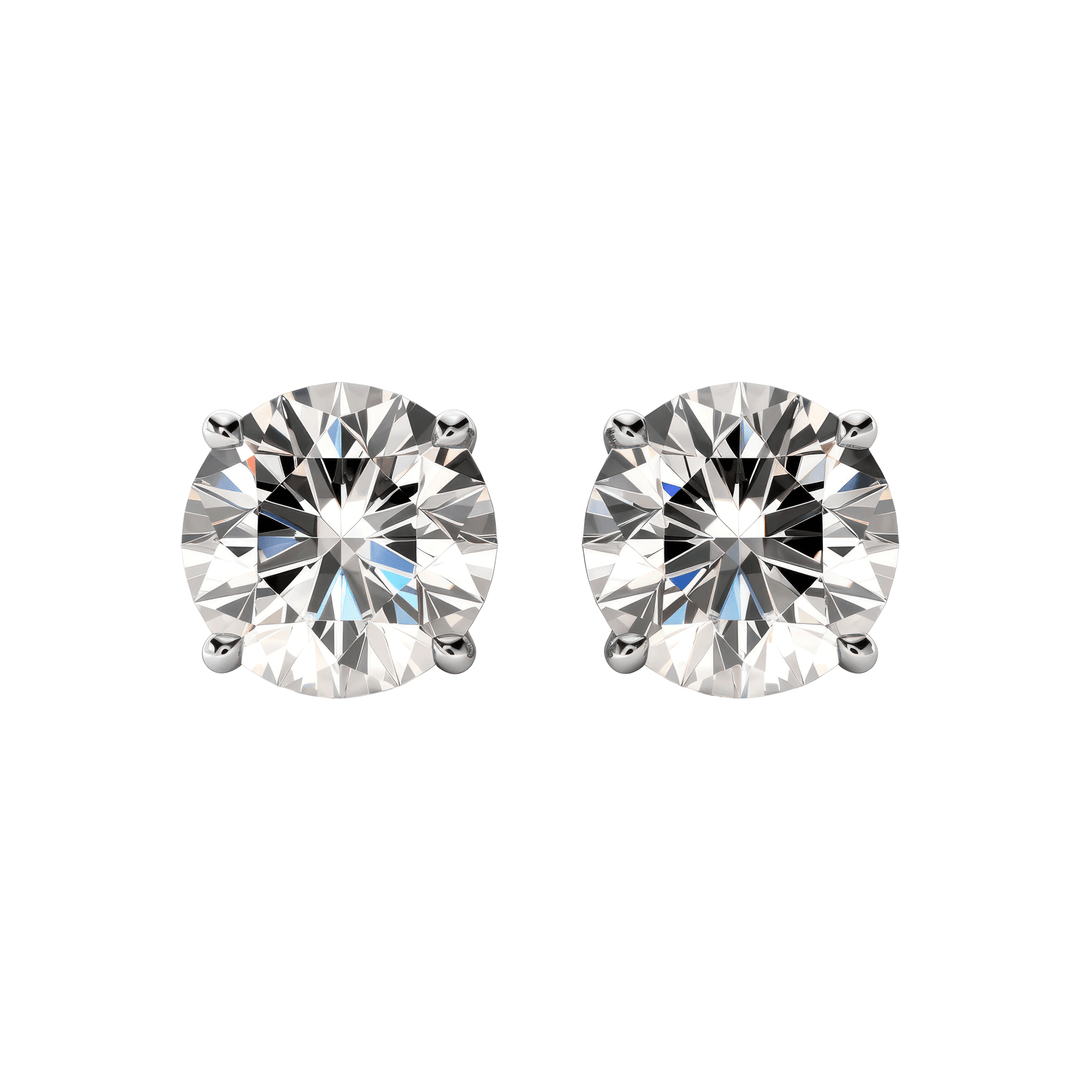 Signature Brilliant Diamond Stud Earrings