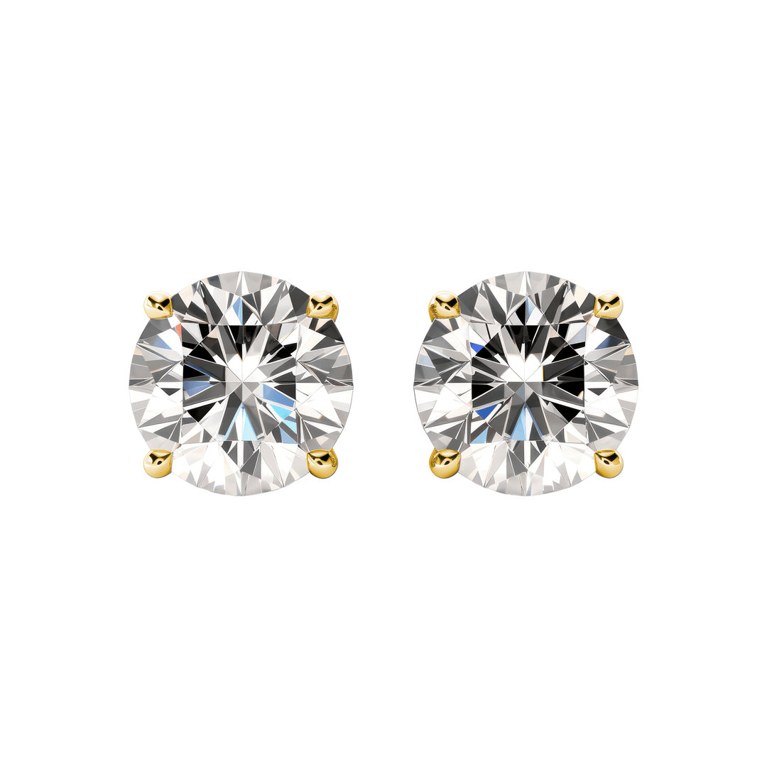 Signature Brilliant Diamond Stud Earrings