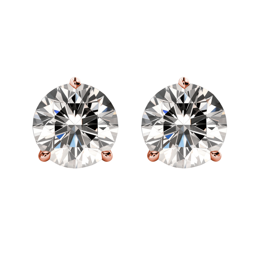 Signature Brilliant Diamond Stud Earrings