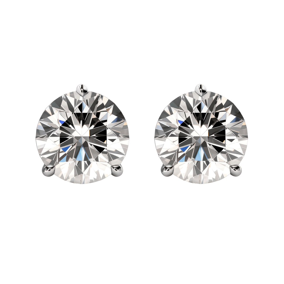 Signature Brilliant Diamond Stud Earrings