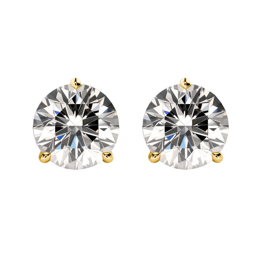 Signature Brilliant Diamond Stud Earrings
