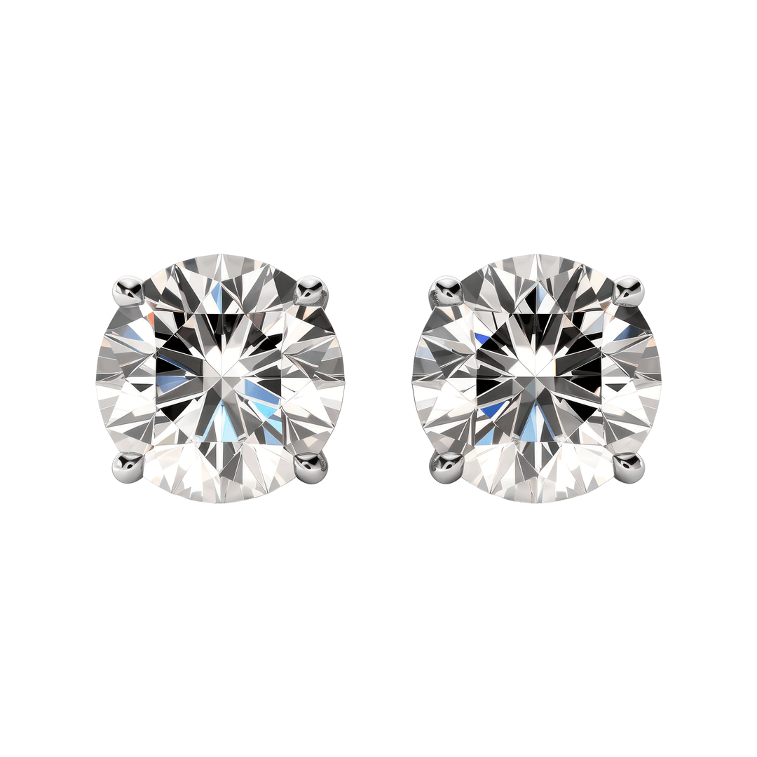 Signature Brilliant Diamond Stud Earrings