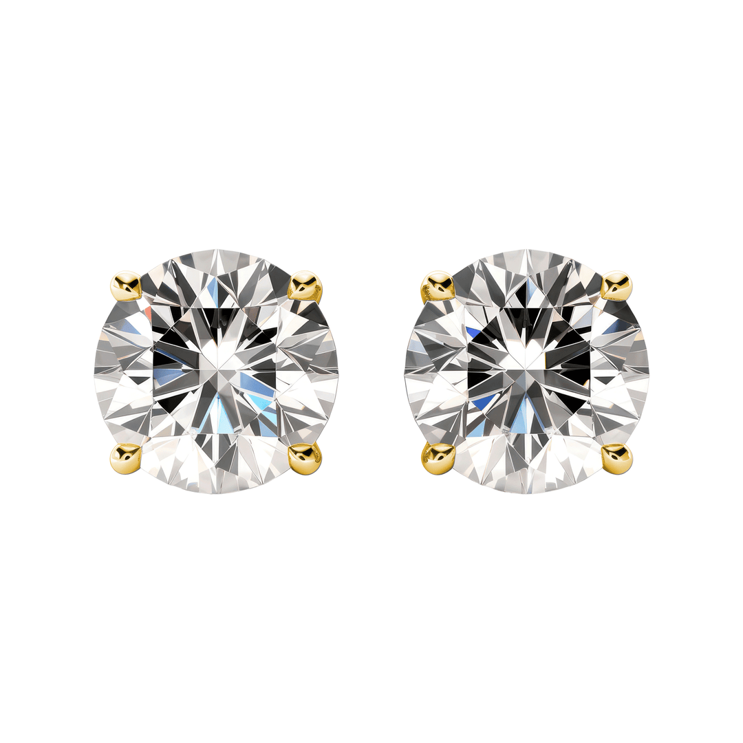 Signature Brilliant Diamond Stud Earrings