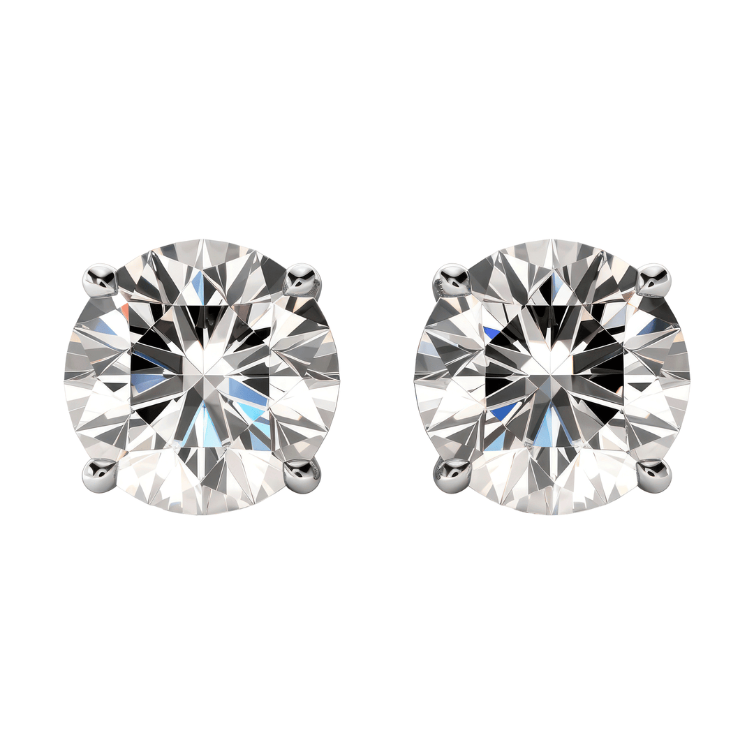 Signature Brilliant Diamond Stud Earrings