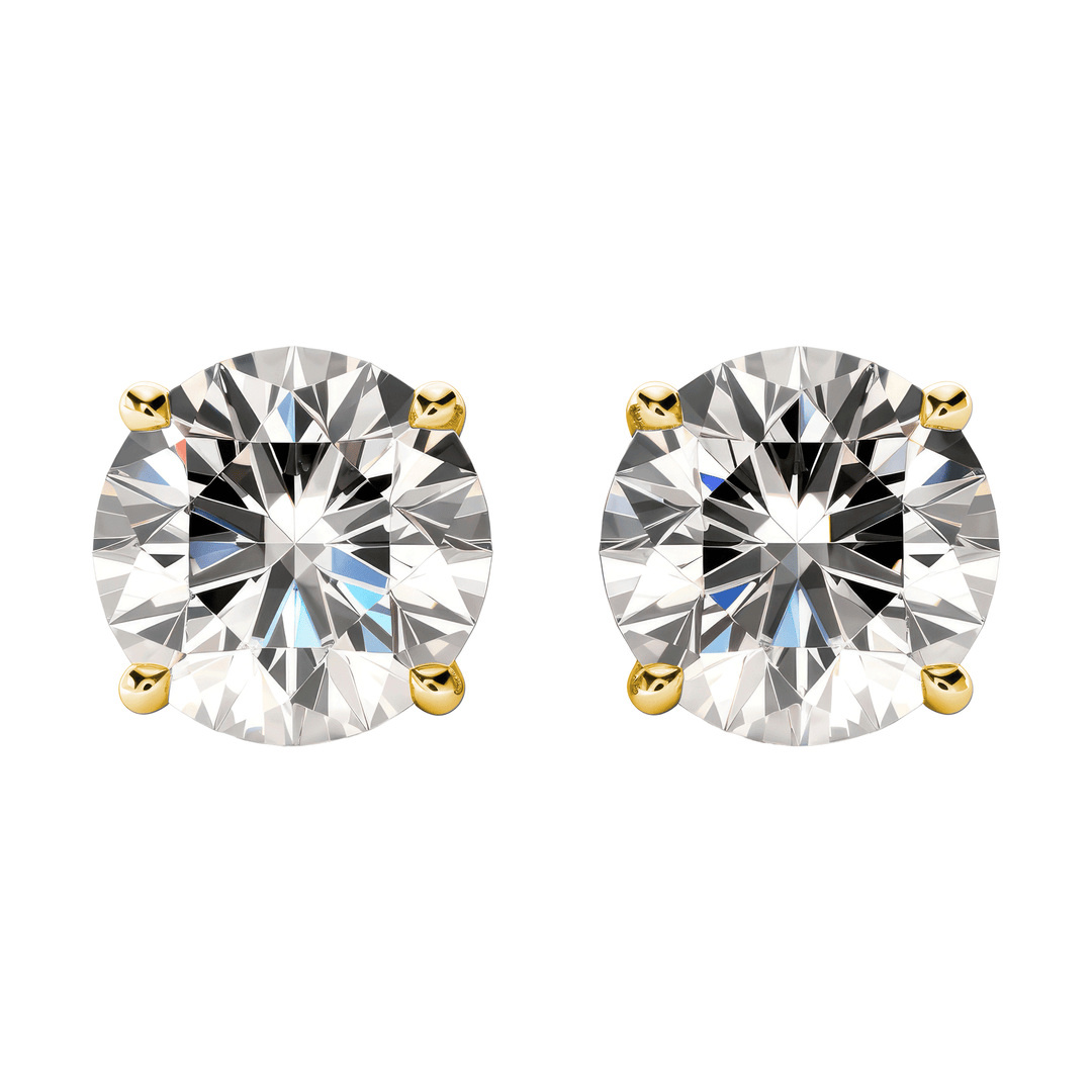 Signature Brilliant Diamond Stud Earrings