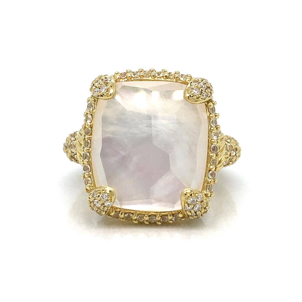 Judith Ripka Mother of Pearl Ring