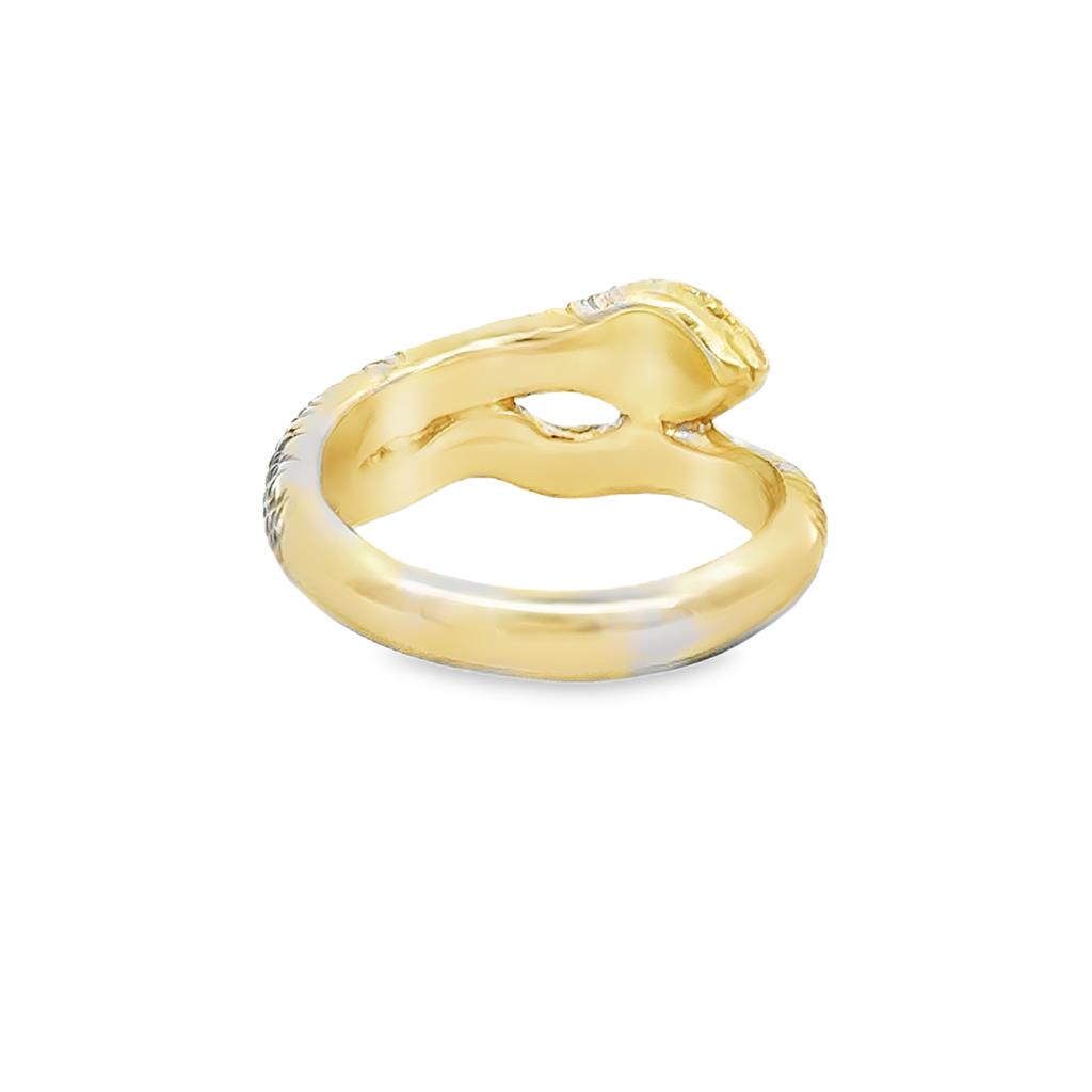 Sal Praschnik 14K Yellow Gold Snake Ring