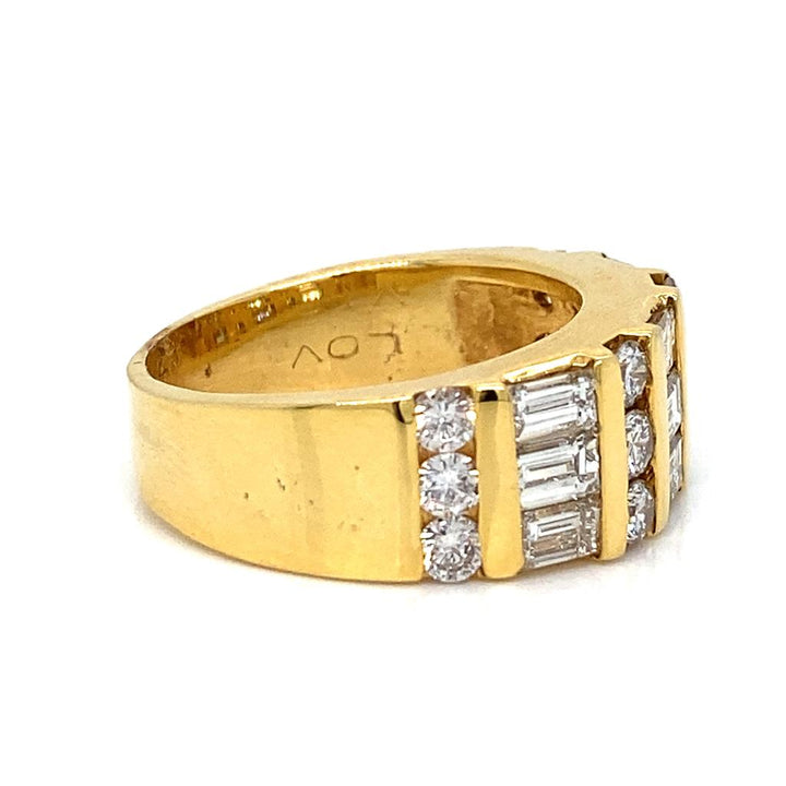 1.50ct Diamond Wide Band Ring