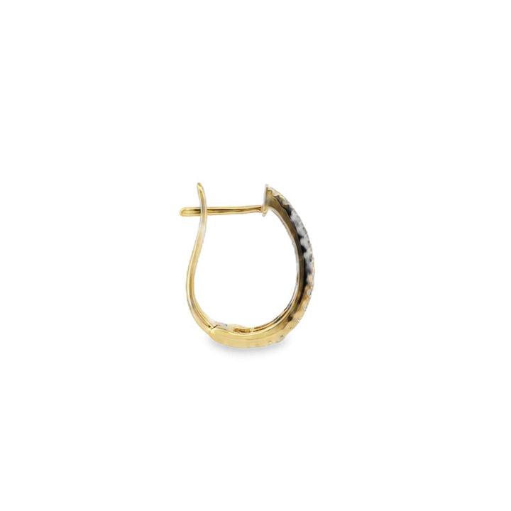 2.58 CTW Ruby & 0.46 CTW Diamond Princess Cut Earrings in 14K Yellow Gold