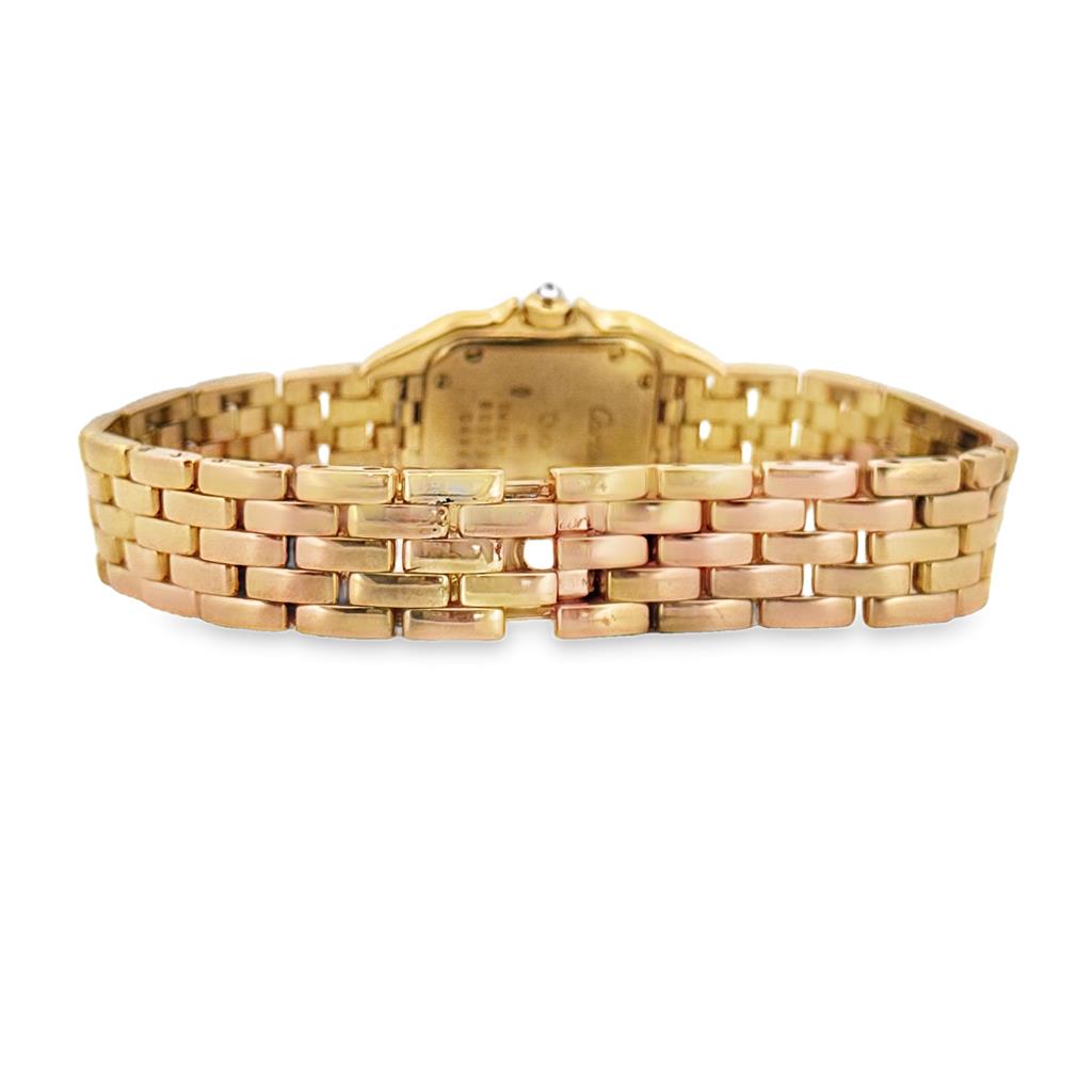 Pre-Owned Cartier Panthère Ladies Watch – 18K Yellow Gold with Factory Diamonds, Small Size