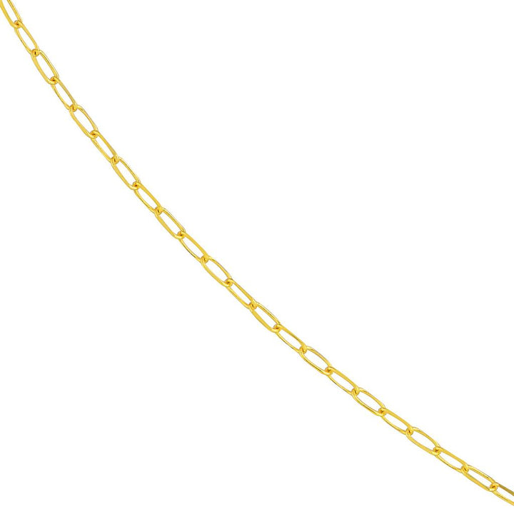 Small Paper Clip Chain-14KY