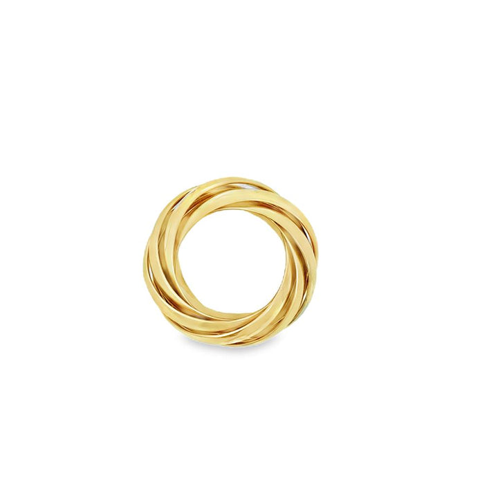 Pre-Owned Tiffany & Co. Paloma Picasso Melody 9-Band Ring in 18K Yellow Gold Size 6.25