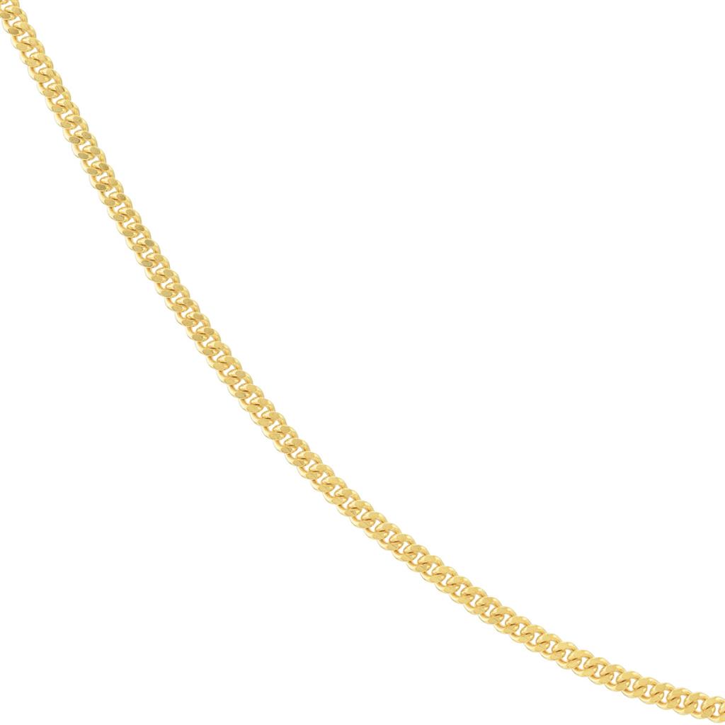 1.40mm Gold Mini Curb Chain