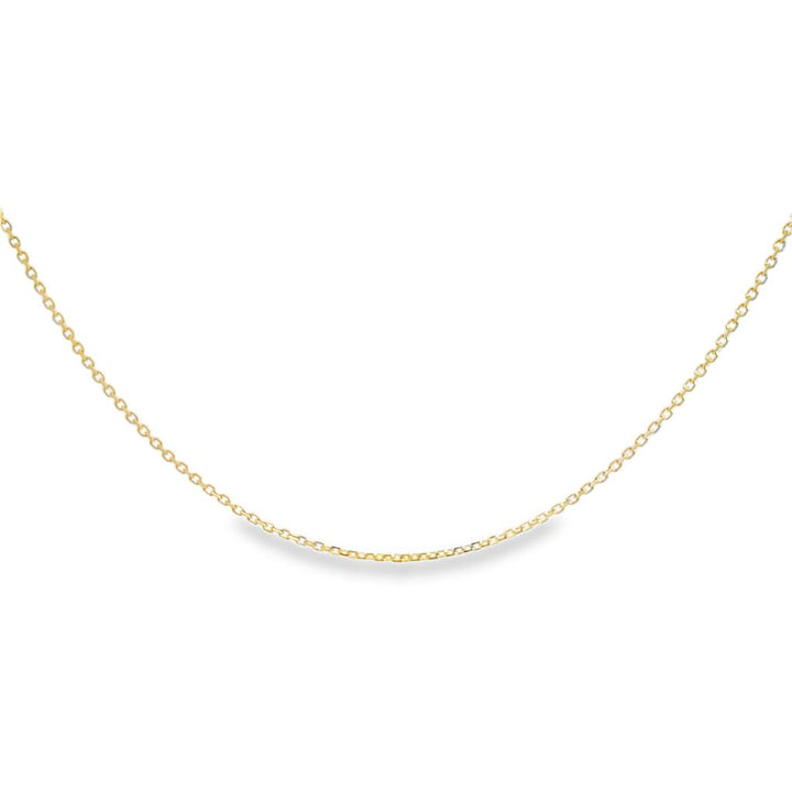 14K Yellow Gold Chain Necklace – 1.1mm, 16"