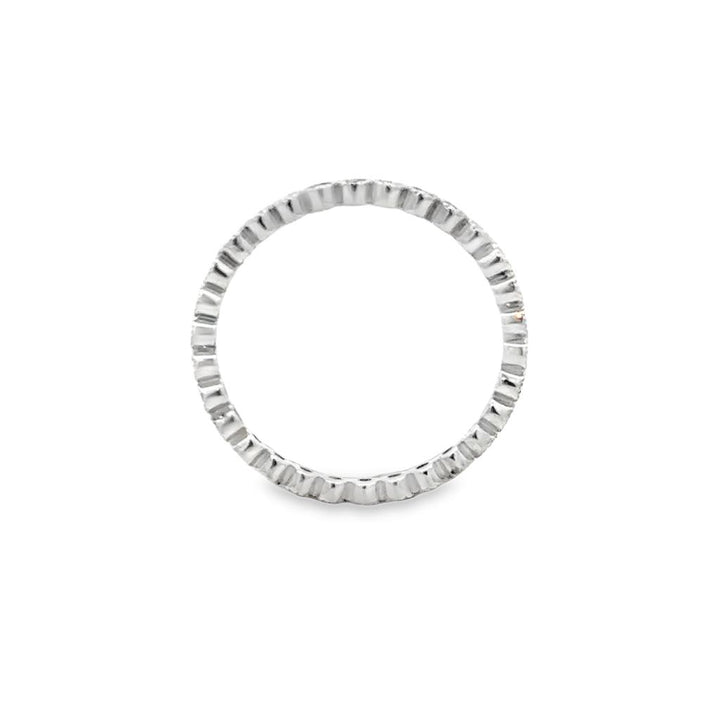 0.20 CTW Round Diamond 14K White Gold Eternity Ring