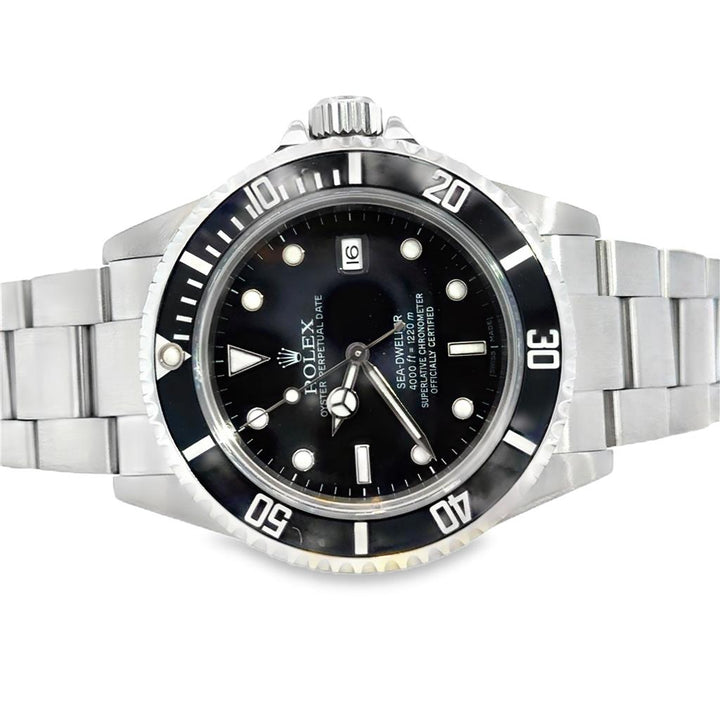 Pre-Owned Rolex Sea-Dweller Model 16600 Stainless Steel Automatic Watch