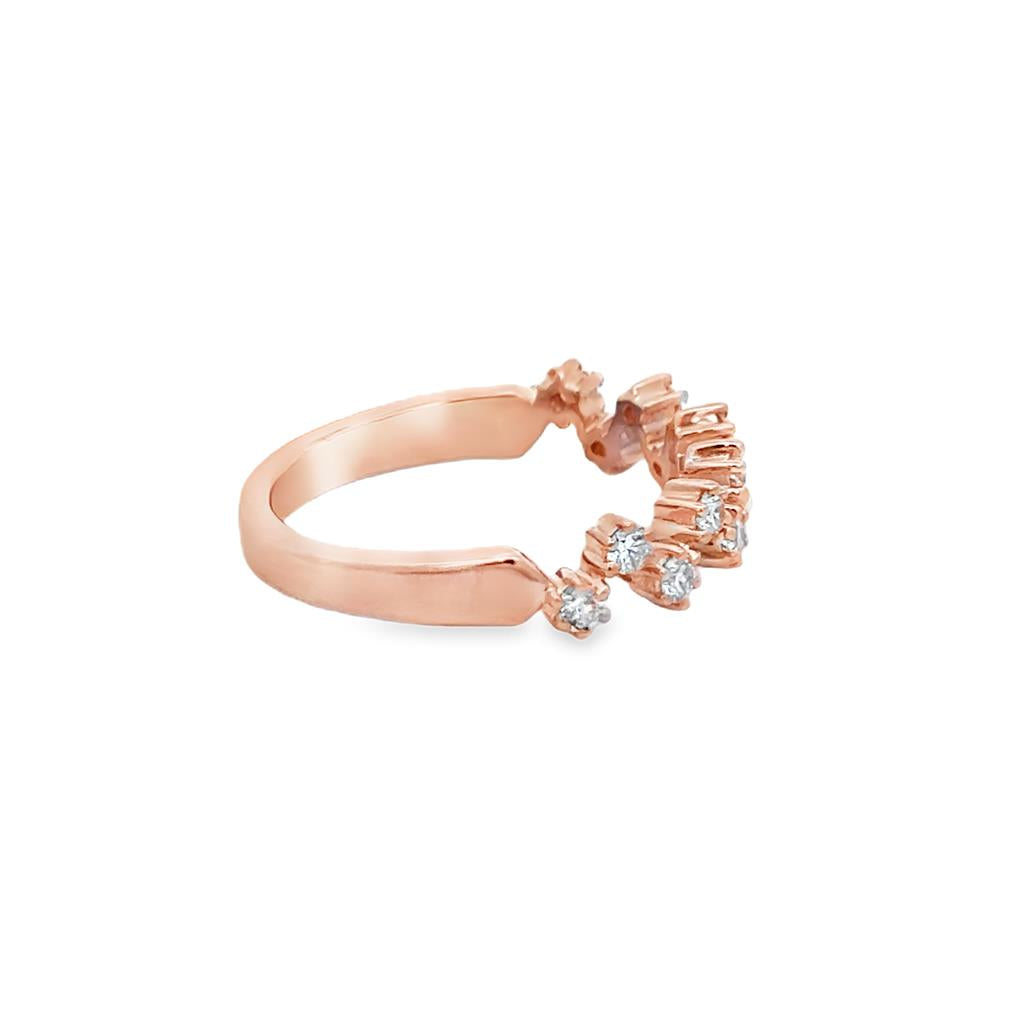 0.38 CTW Diamond 14K Rose Gold Band
