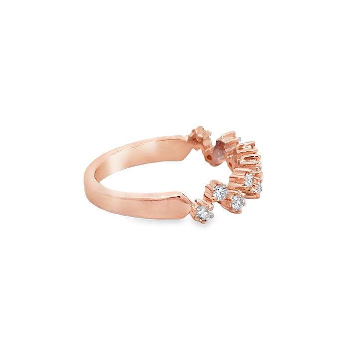 0.38 CTW Diamond 14K Rose Gold Band