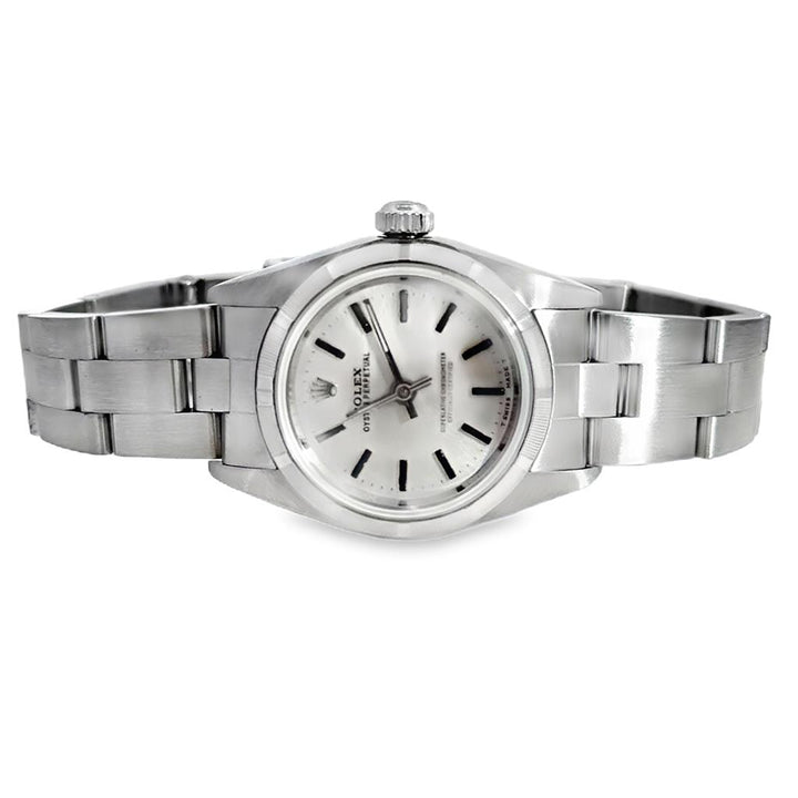 Pre-Owned Ladies 1999 Rolex Oyster Perpetual Stainless Steel Automatic Watch – Model 76030