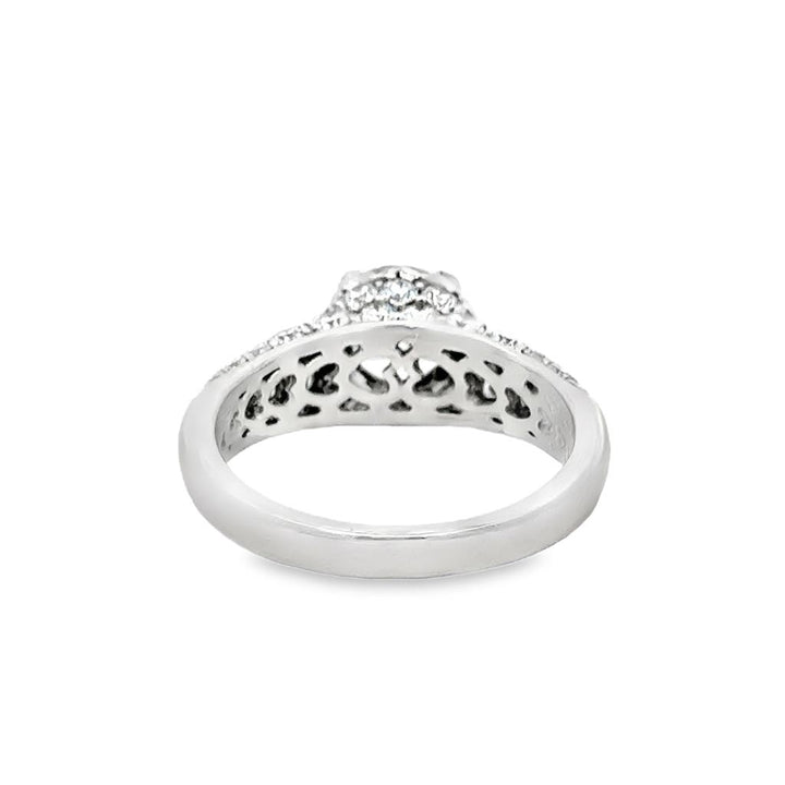 diamonds, ring size 6 3/4 but can be sized, 
ChatGPT said:
1.30 CT Diamond Engagement Ring – 18K White Gold, GIA Certified, 1.33 CTW Diamond Setting