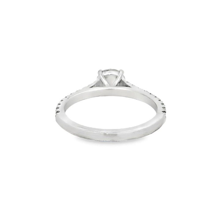 0.94 CTW Diamond 14K White Gold Engagement Ring – Wm. Harold & Sons Collection