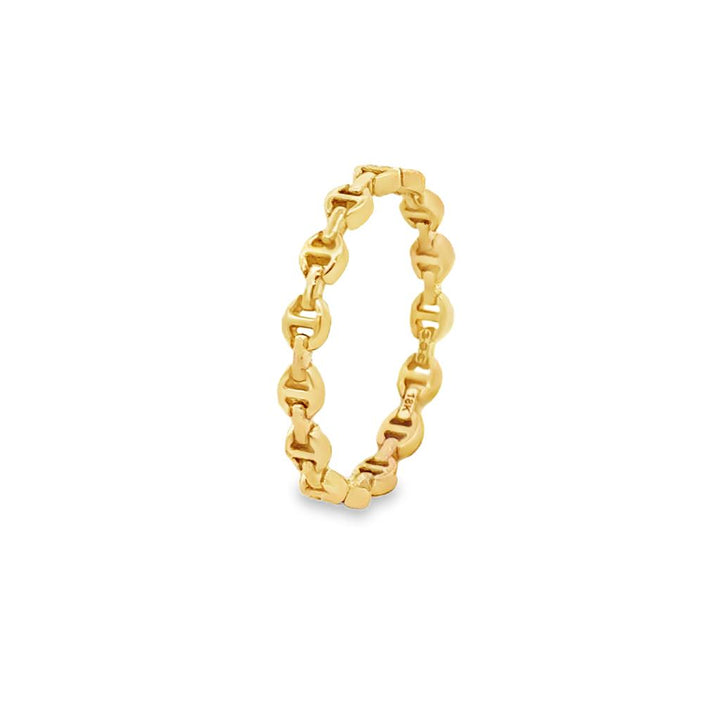 Hoorsenbuhs 18K Yellow Gold Link Band Ring