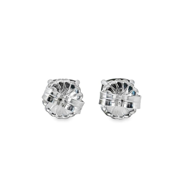 Tiffany & Co. Smoky Quartz 8.2mm Cushion-Cut Stud Earrings, Sterling Silver