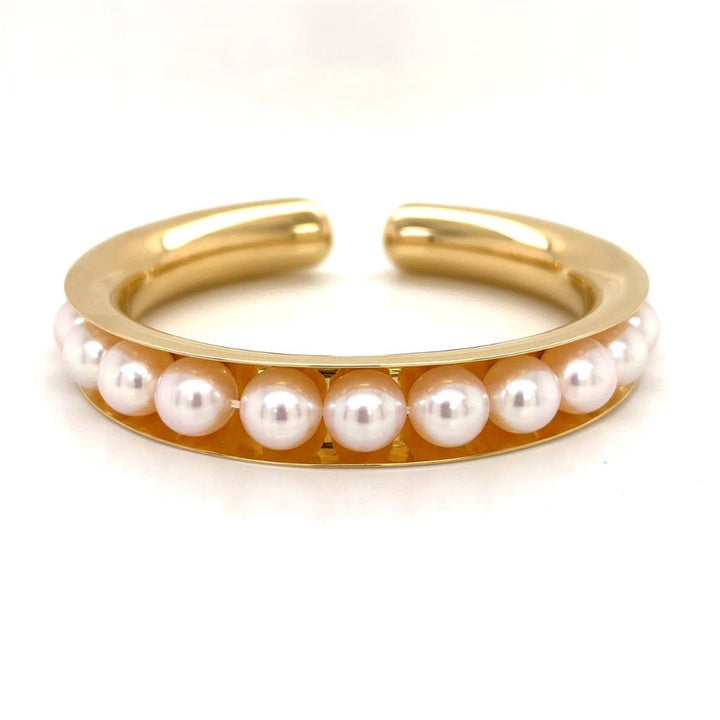 Assael Flexible Pearl Bangle