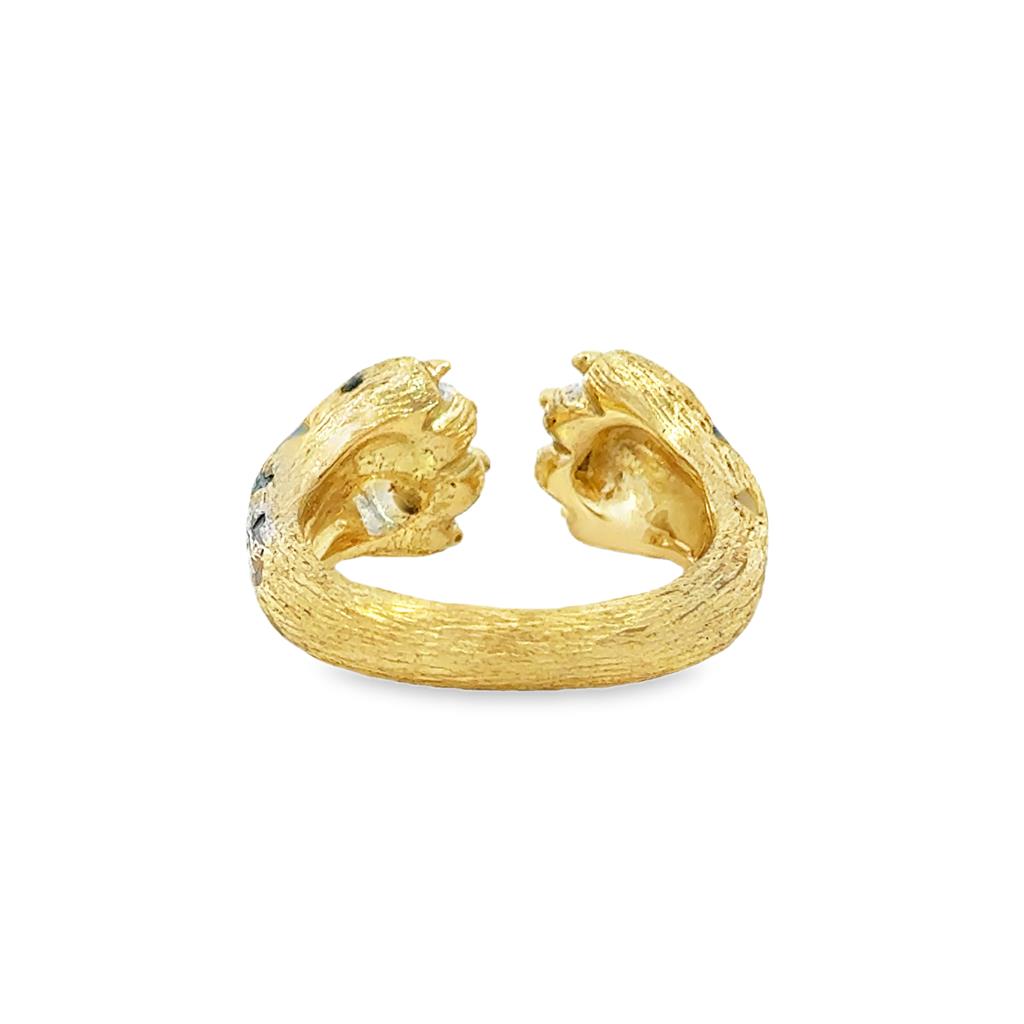 Sal Praschnik 14K Yellow Gold Cheetah Paw Ring