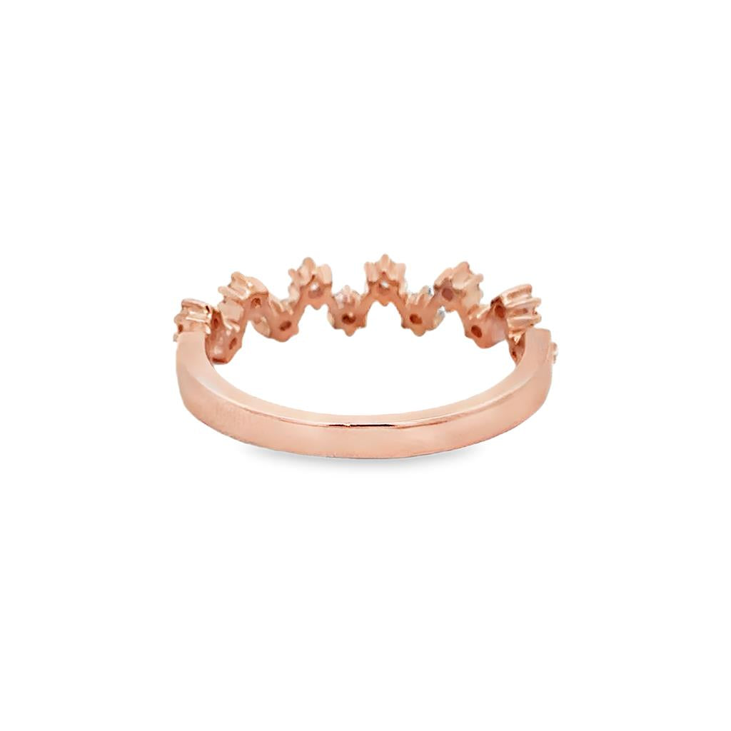 0.38 CTW Diamond 14K Rose Gold Band