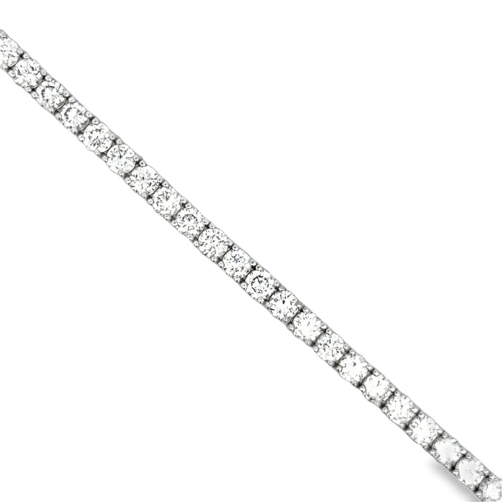 9.20 CTW Diamond Tennis Bracelet in 14K White Gold
