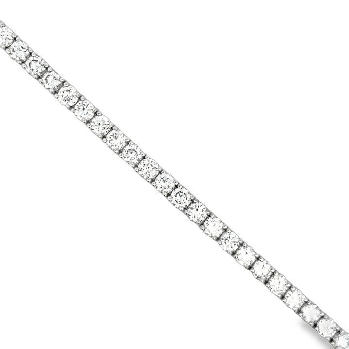9.20 CTW Diamond Tennis Bracelet in 14K White Gold
