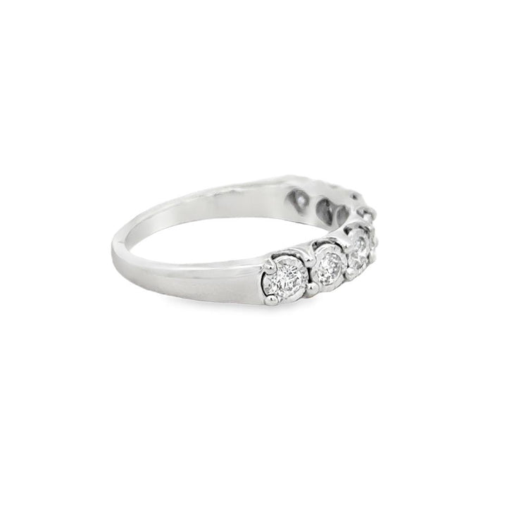0.30 CTW Diamond 14K White Gold Band Ring