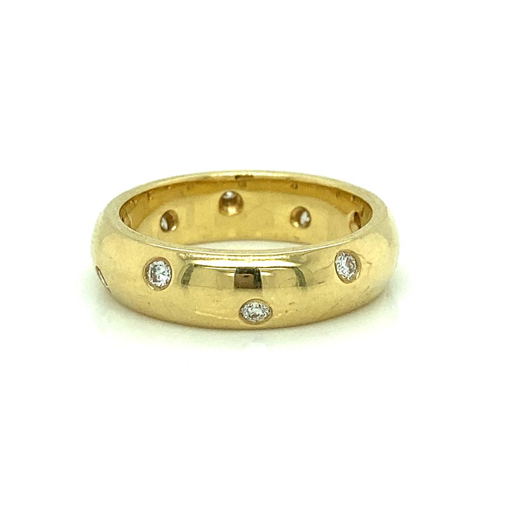 Sal Praschnik  0.25 CTW Diamond 18K Yellow Gold Etoile Ring