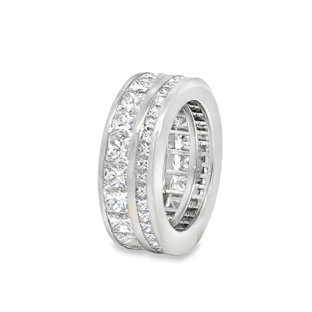 Robert Procop Artist Proof 5.62 CTW French Cut Diamonds Platinum Eternity Ring