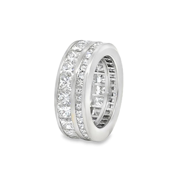 Robert Procop Artist Proof 5.62 CTW French Cut Diamonds Platinum Eternity Ring
