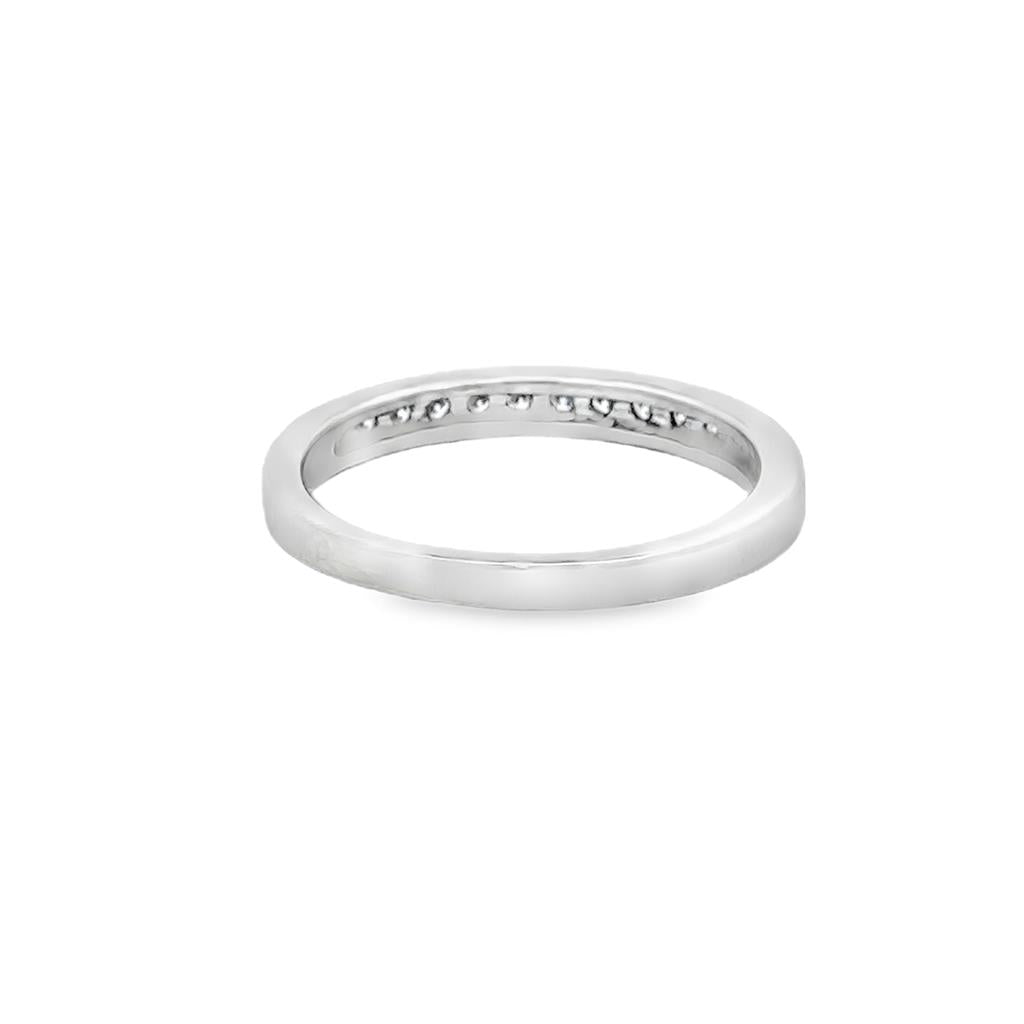 .30ctw Diamond Band Ring, 14K White Gold, 2.5mm Wide