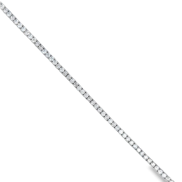 4.46 CTW Diamond 14K White Gold Tennis Bracelet