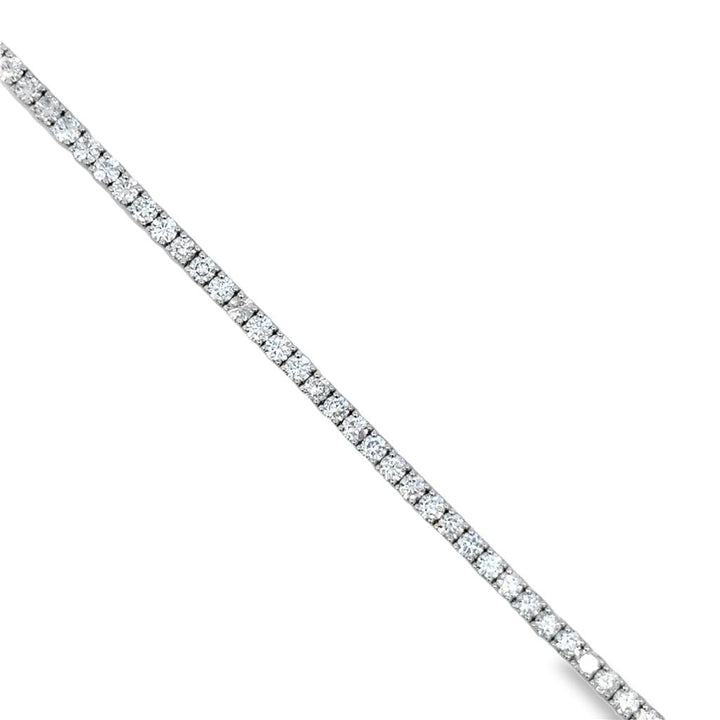 4.46 CTW Diamond 14K White Gold Tennis Bracelet