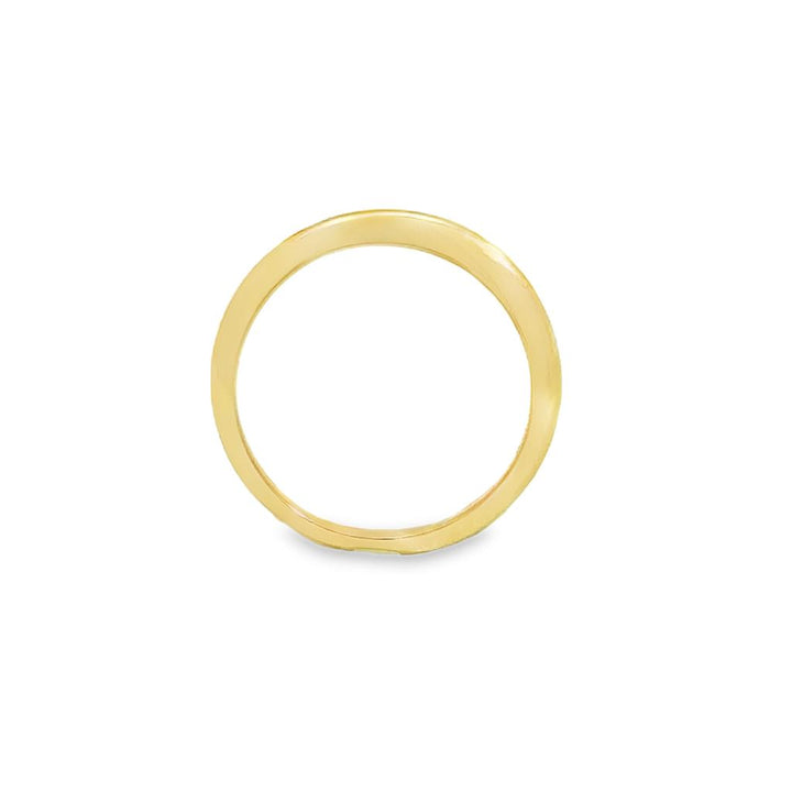 18K Yellow Gold Knife Edge Wedding Band – Wm. Harold Collection – 1.6mm