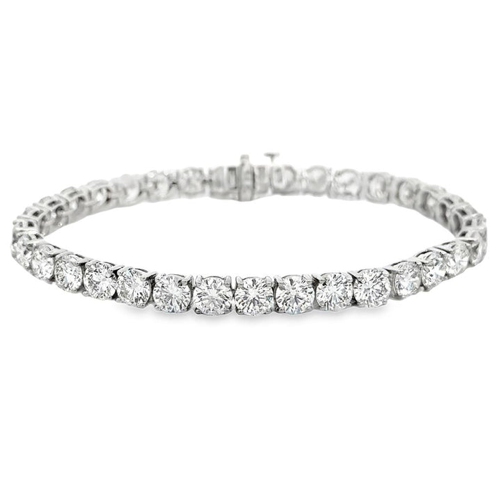 17.47 CTW Diamond 14K White Gold Tennis Bracelet