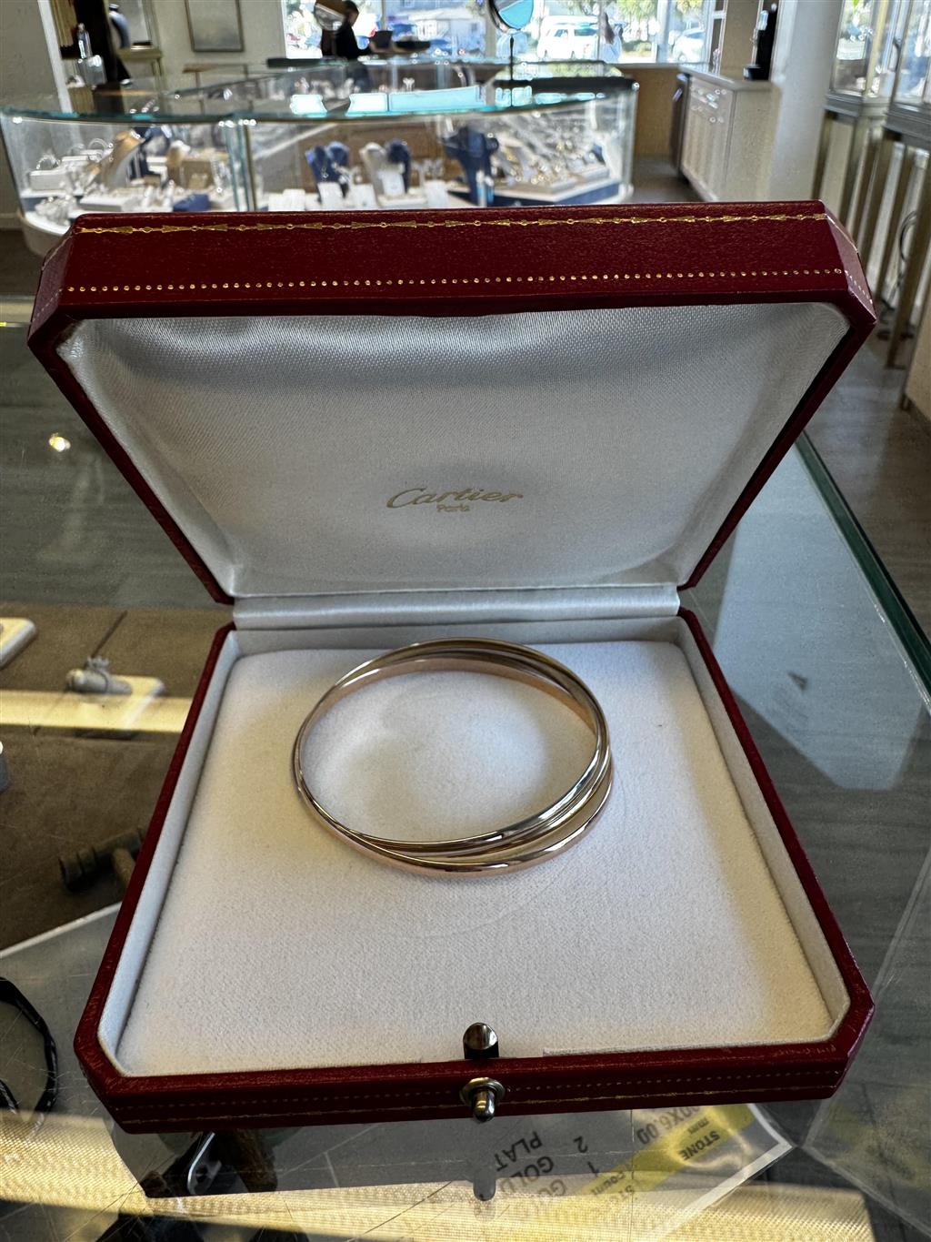 Pre-Owned Cartier 18K Tri-Gold Bangle Bracelets