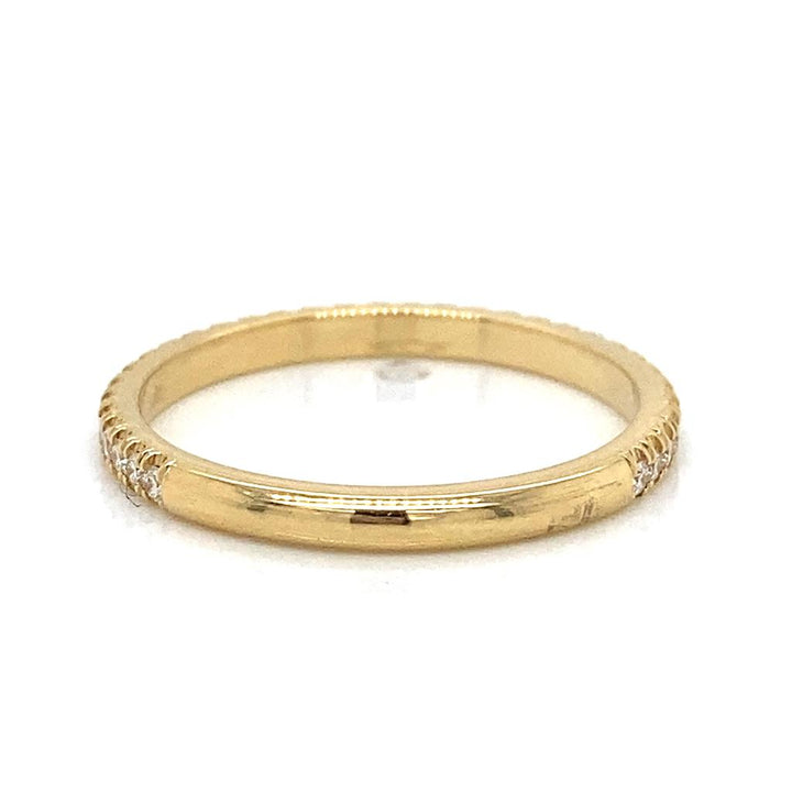 0.26 CTW Round Diamonds 18K Yellow Gold Ring