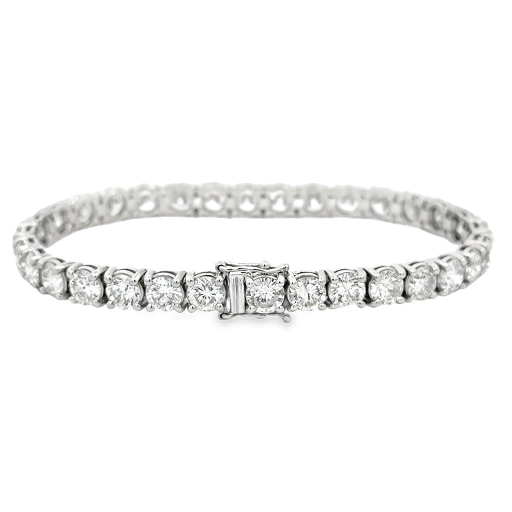 16.00 CTW Diamond Tennis Bracelet in 14K White Gold