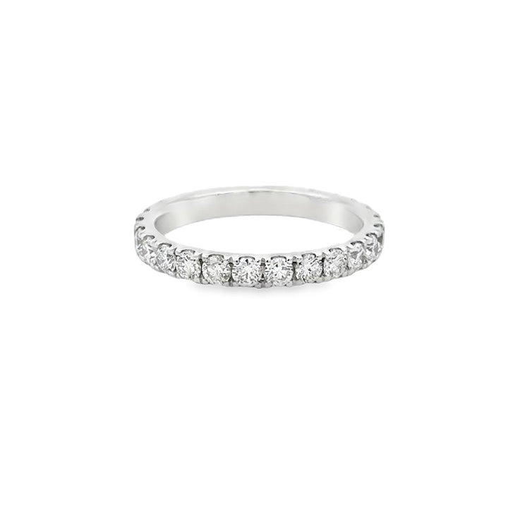 1.43 CTW Diamond 18K White Gold Eternity Band Ring