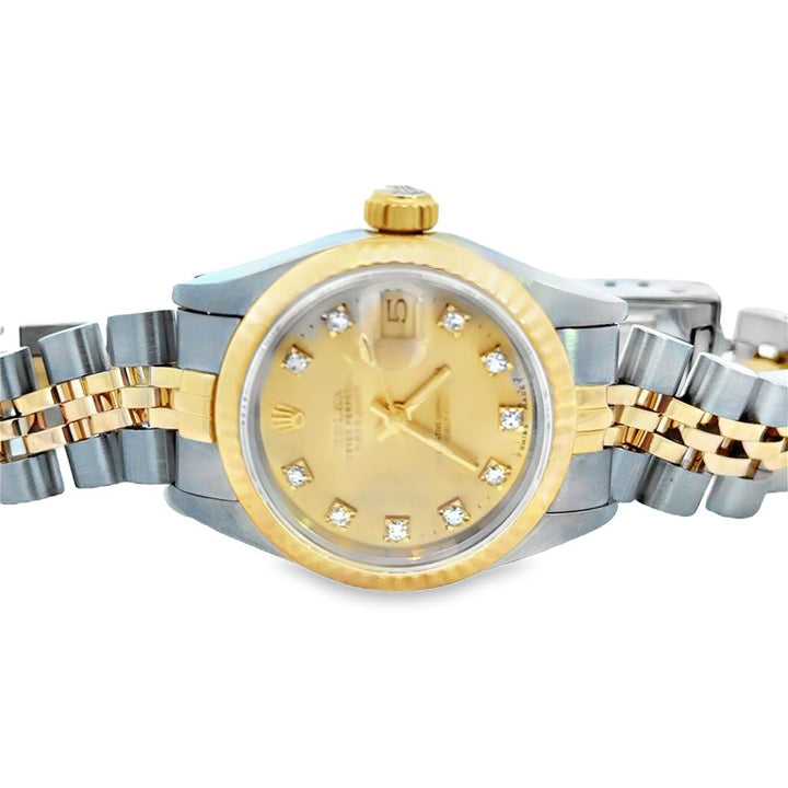 Rolex Ladies Datejust Two-Tone 69173 – Factory Diamond Dial (1986)