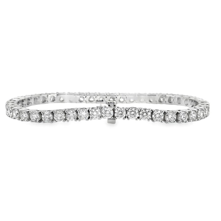 8.44 CTW Diamond 14K White Gold Tennis Bracelet