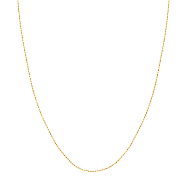 1.05mm Yellow Gold Rope Chain