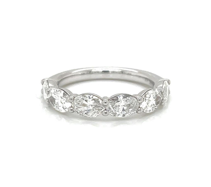 2.22 CTW Oval Diamond 14K White Gold Ring