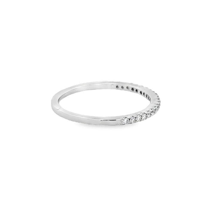 .20ctw Diamond Band Ring, 14K White Gold, 1.5mm Wide